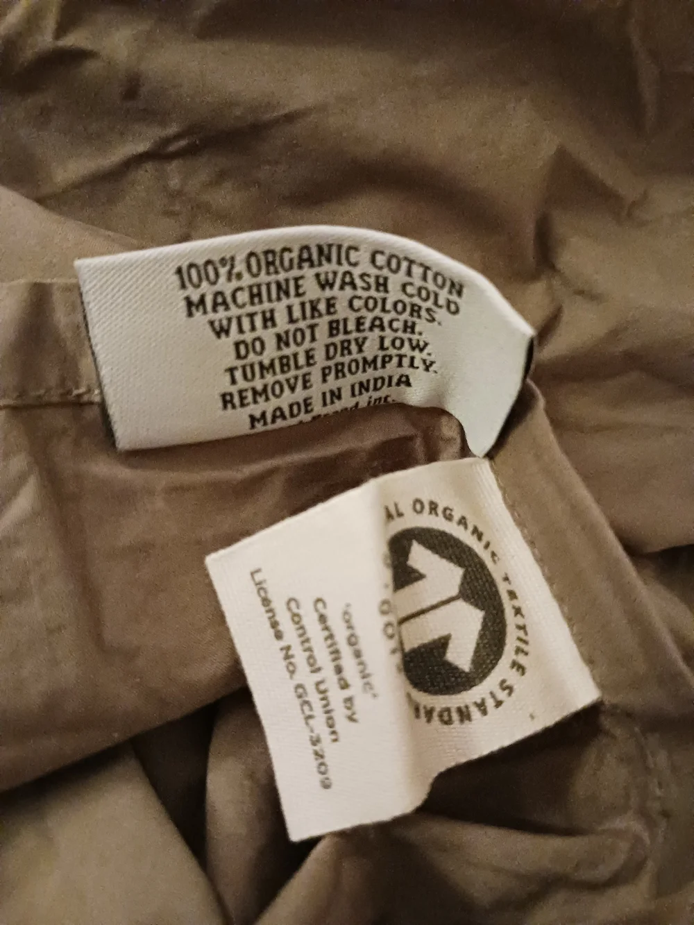 Quince Organic Cotton Percale Duvet Cover Set with 1 Sham EUC
